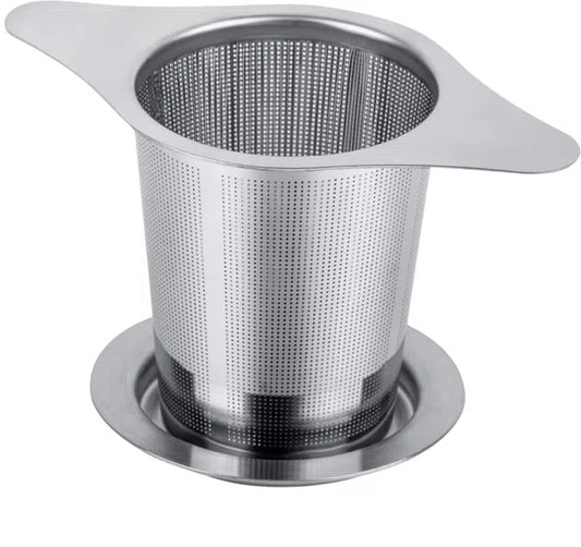 Theezeef RVS Theefilter Met Handvat En Lekplaatje